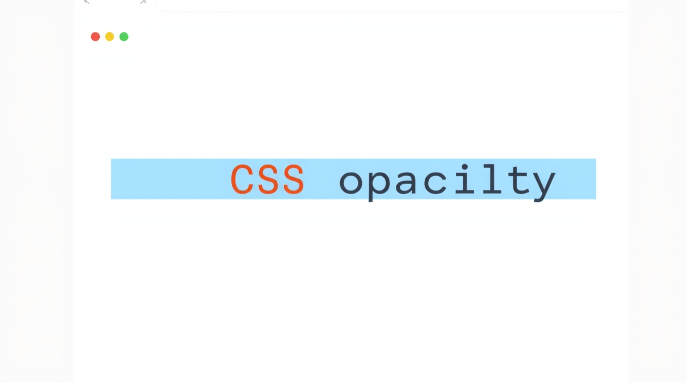 CSS Opacity Masterclass: How to Use It Like a Pro in 2025