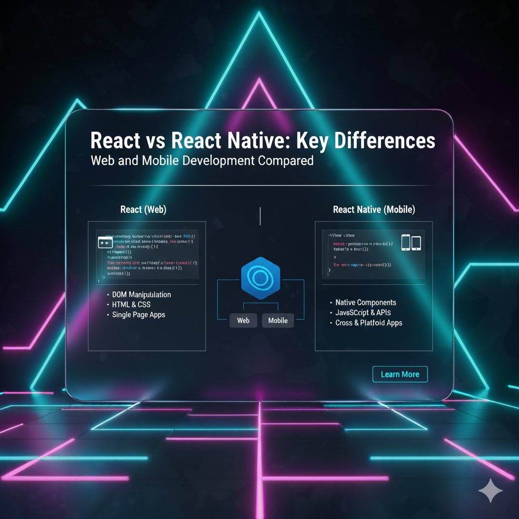 React vs. React Native: The Ultimate 2025 Guide for Developers