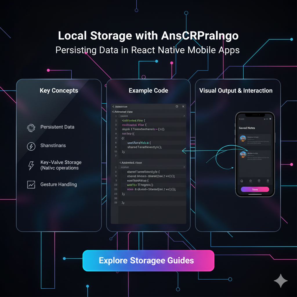  AsyncStorage Guide: Your App's Pocket for Data