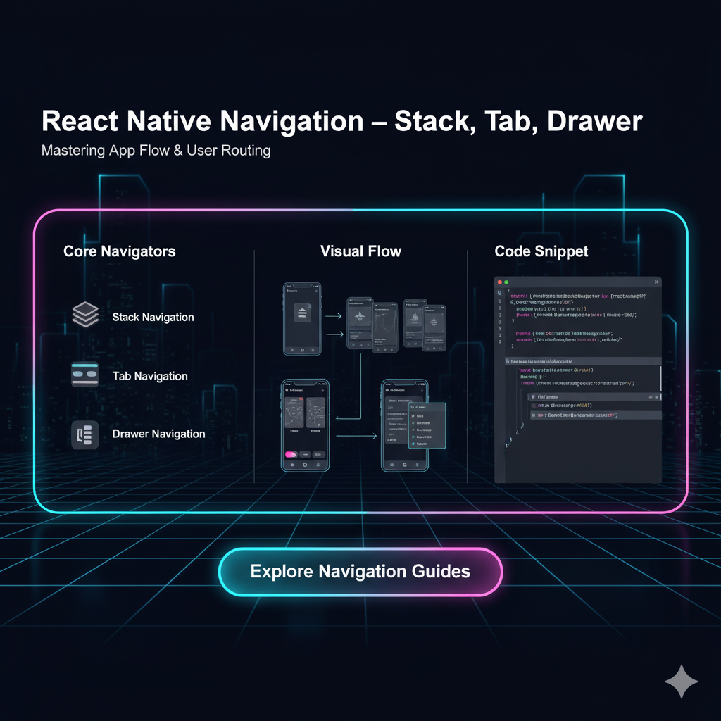  React Native Navigation Made Easy: A 2025 Guide to Stack, Tab & Drawer