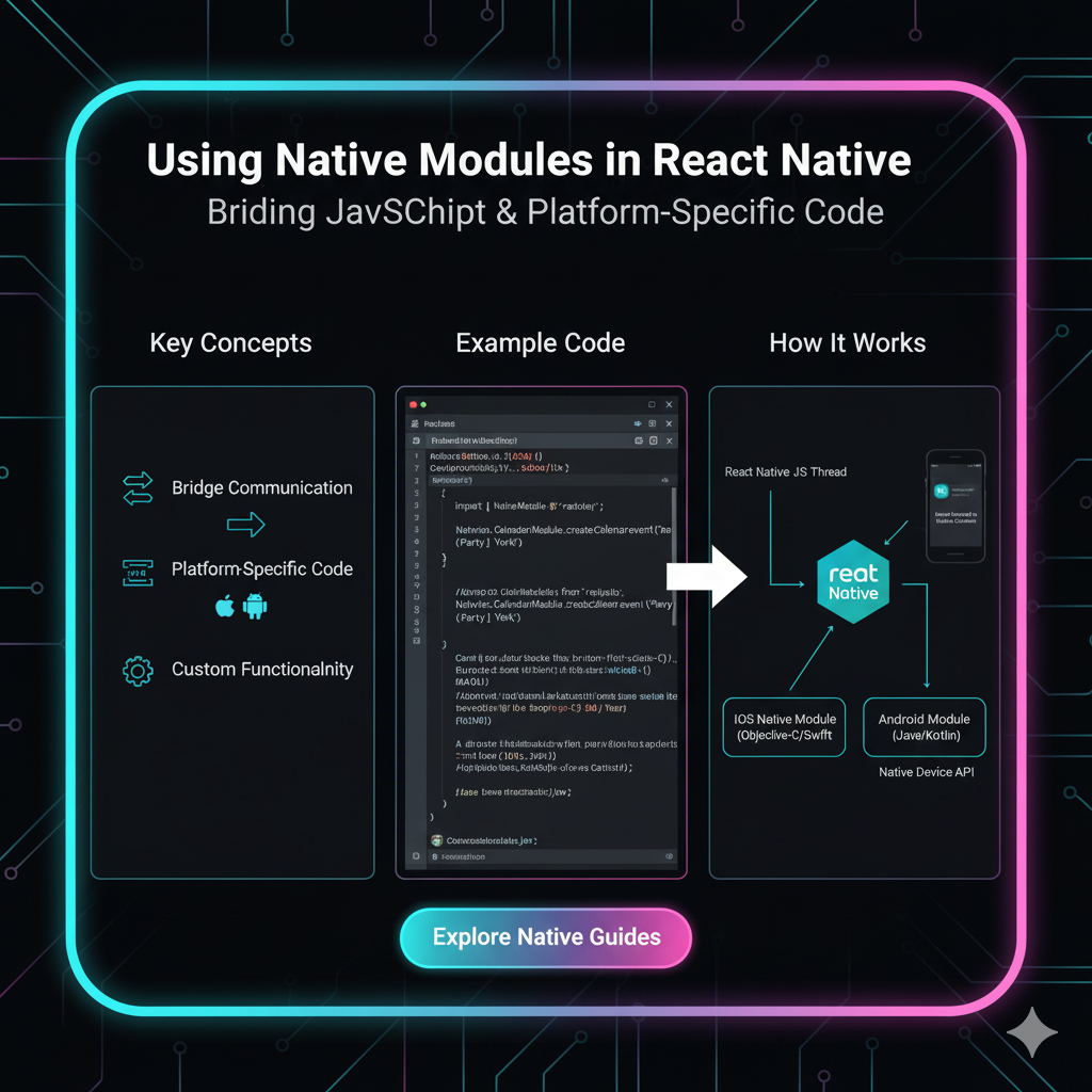  Unlock Native Power: A Deep Dive into React Native Native Modules 
