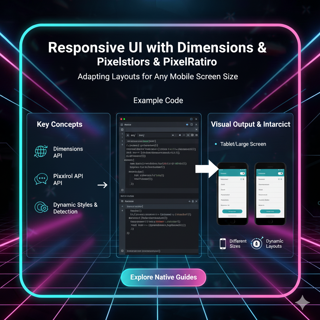 Master Responsive UI in React Native: A 2025 Guide to Dimensions & PixelRatio