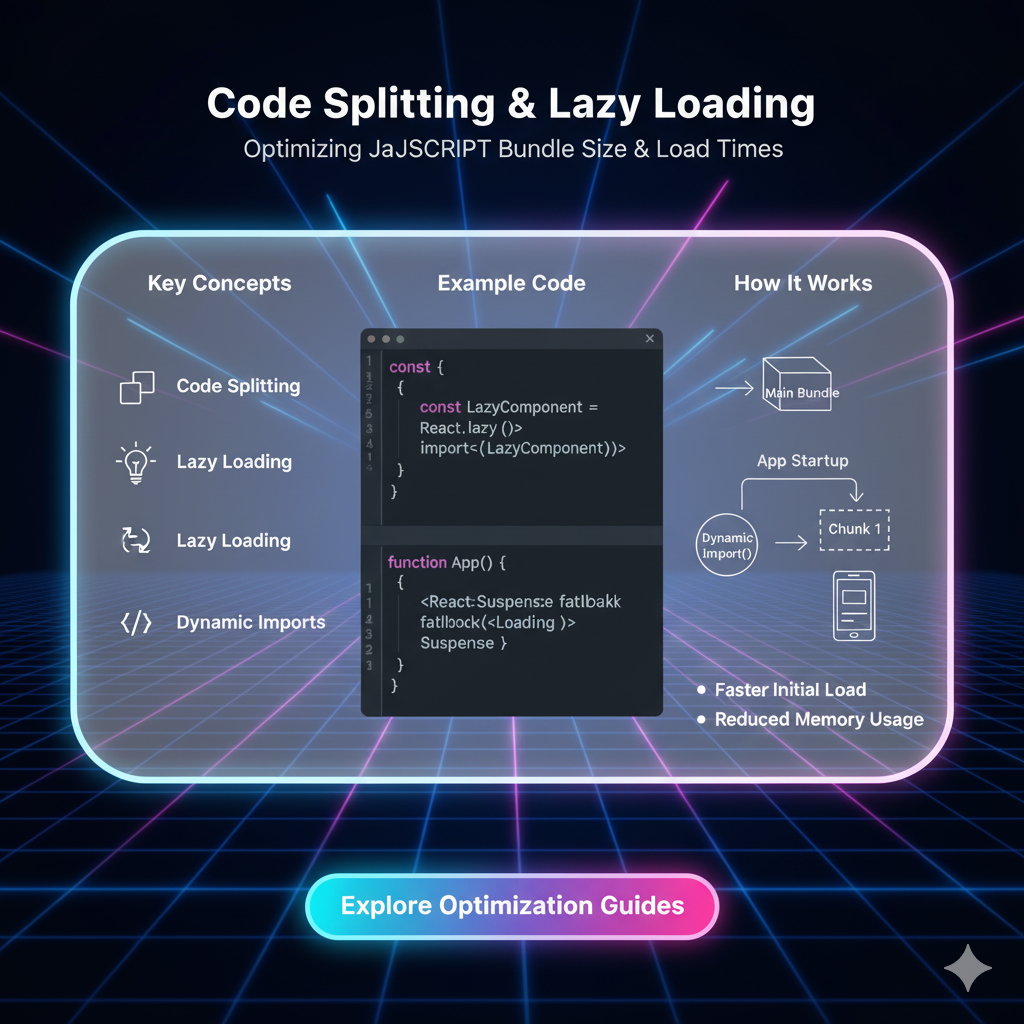 Code Splitting & Lazy Loading: Boost Your Web App's Speed
