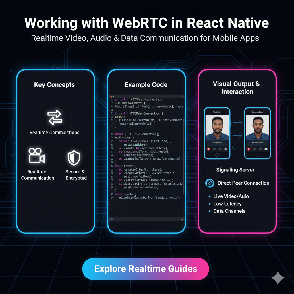  Master Real-Time Communication: A Deep Dive into WebRTC for React Native 