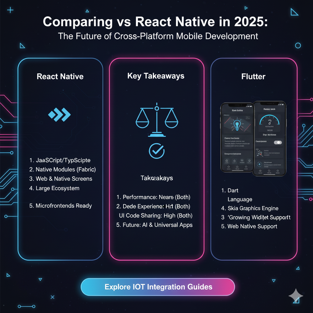  Flutter vs React Native in 2025: The Ultimate Guide to Picking Your Framework
