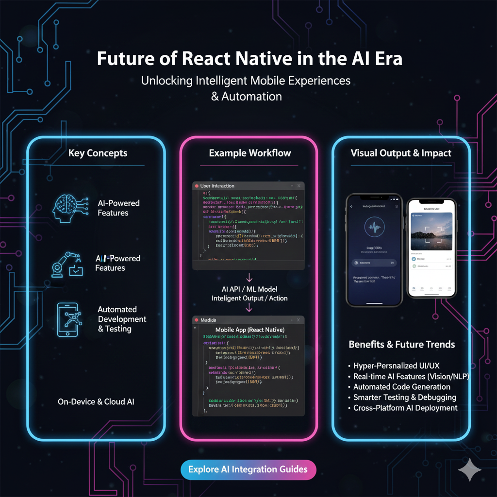  React Native & AI: The Future of Smart Mobile Apps 