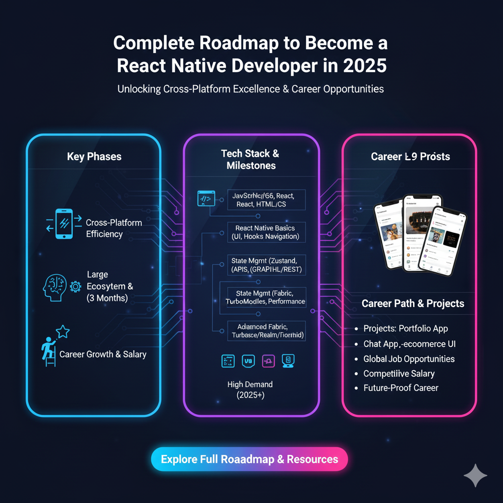 Your 2025 React Native Roadmap: Go From Beginner to App Dev Pro