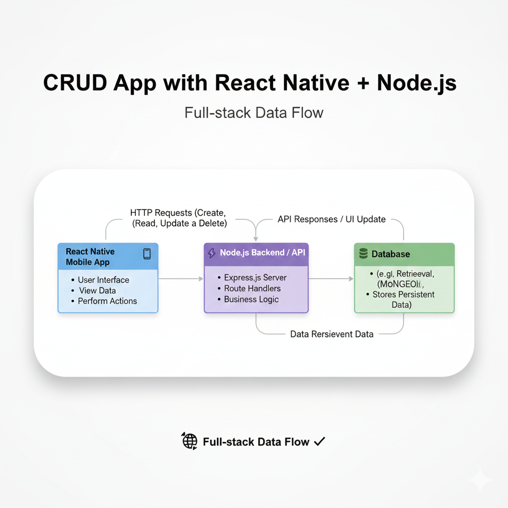 Build a CRUD App with React Native & Node.js: The Ultimate Guide for Beginners 