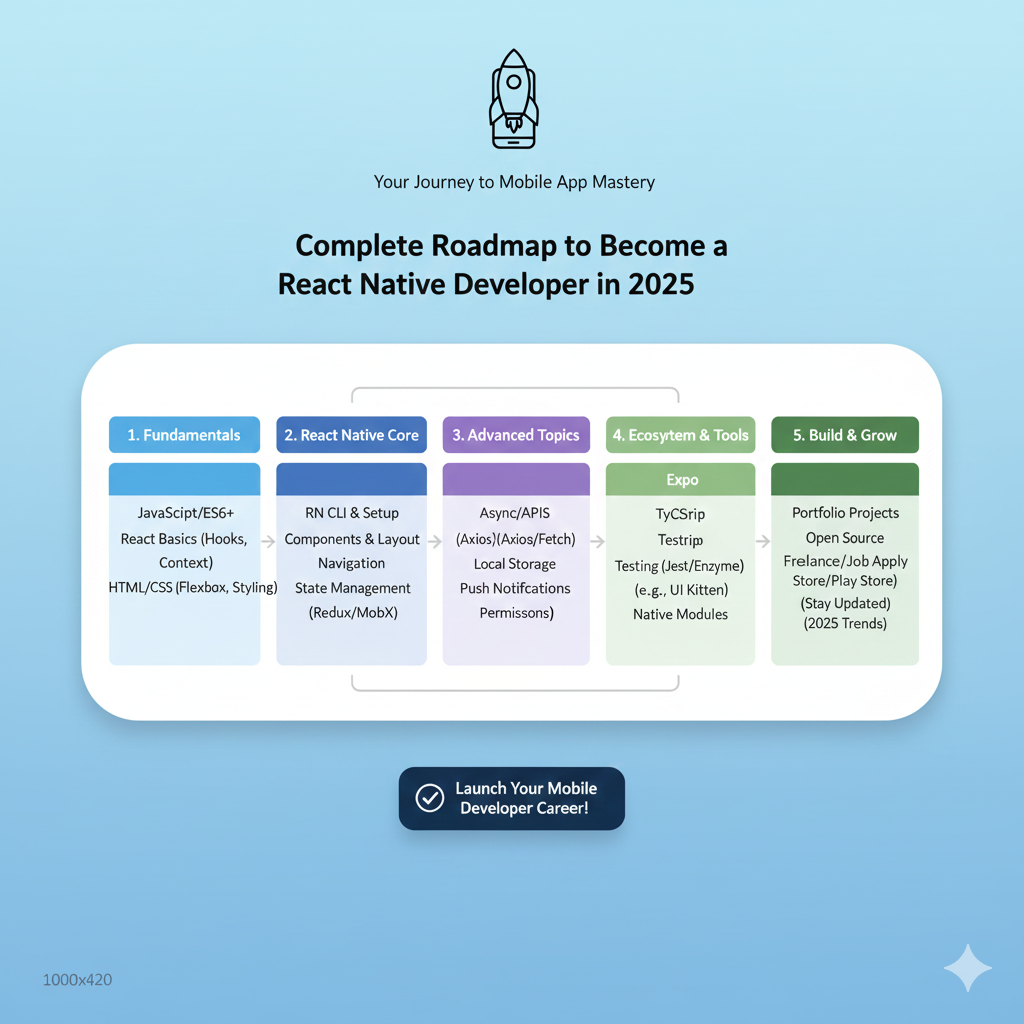 Become a React Native Developer in 2025: Complete Step-by-Step Roadmap