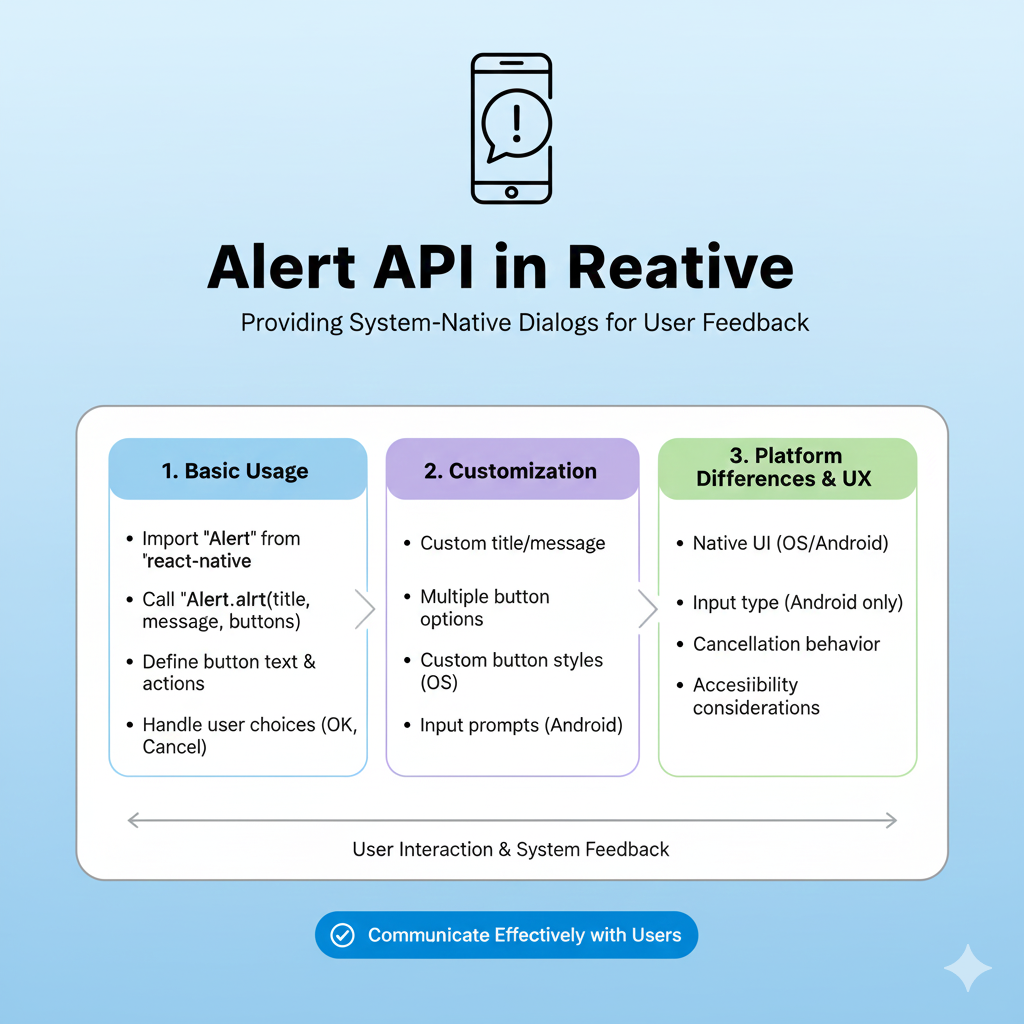 React Native Alert API: Complete Guide with Examples & Best Practices
