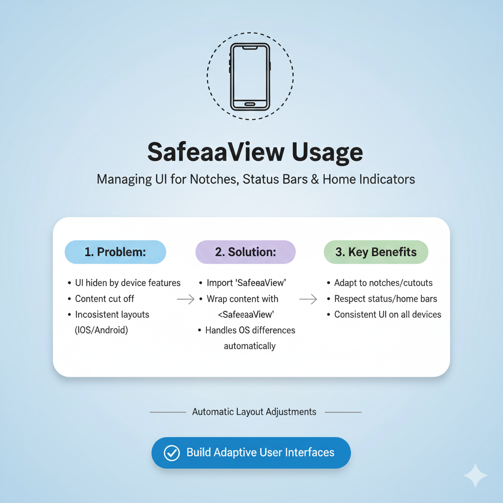 SafeAreaView Explained: A No-BS Guide for Flutter & React Native Devs