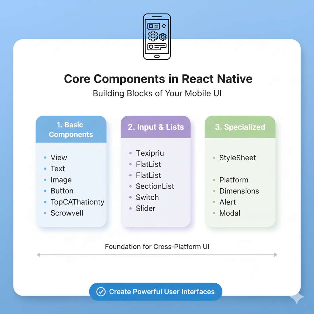 React Native Core Components: The Ultimate Guide for Mobile Developers